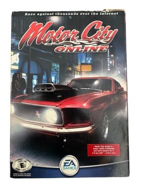 Vintage 2001 Motor City Online EA Games Racing PC Game